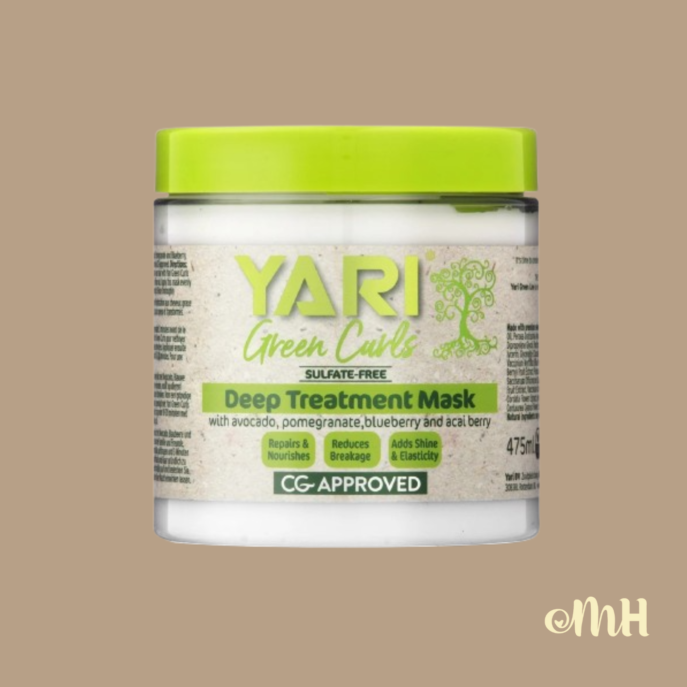 Yari Green Curls Deep Treatment Mask 525ml