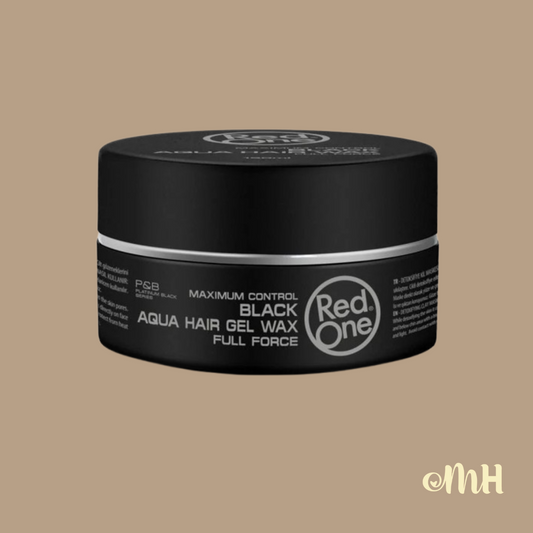 Red One Aqua Hair Wax Black 150ml